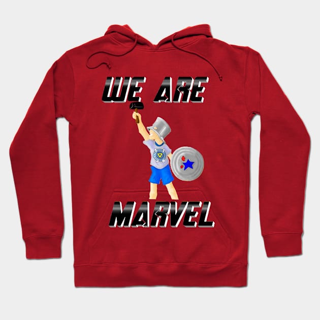 We Are Marvel Pod (Just Justin) Hoodie by We Are Marvel Pod